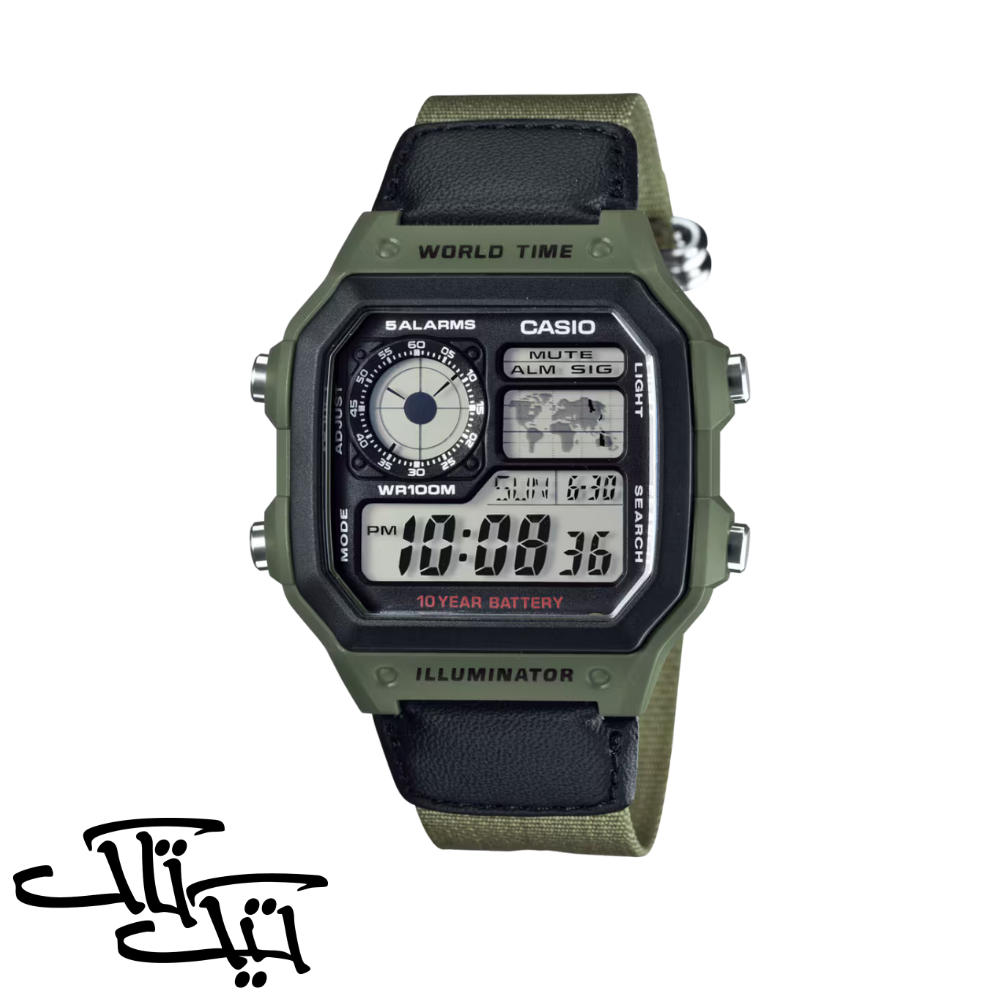 casio AE-1200WHB-3 ساعت مچی کاسیو مدل AE-1200WHB-3 - تصویر 1