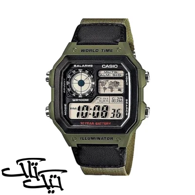 ساعت مردانه کاسیو AE-۱۲۰۰WHB-۳B